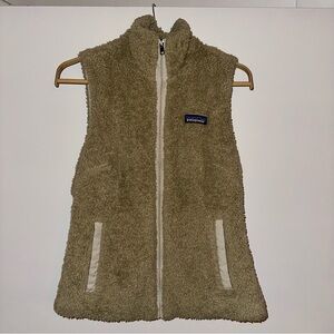 Patagonia Los Gatos Fleece Vest Tan Size Small